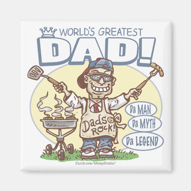 World's Greatest Dad Magnet (Front)
