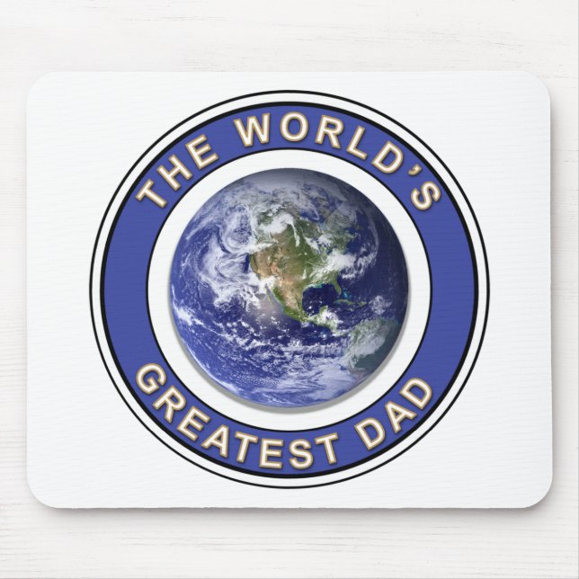 Worlds greatest Dad Mouse Mat (Front)