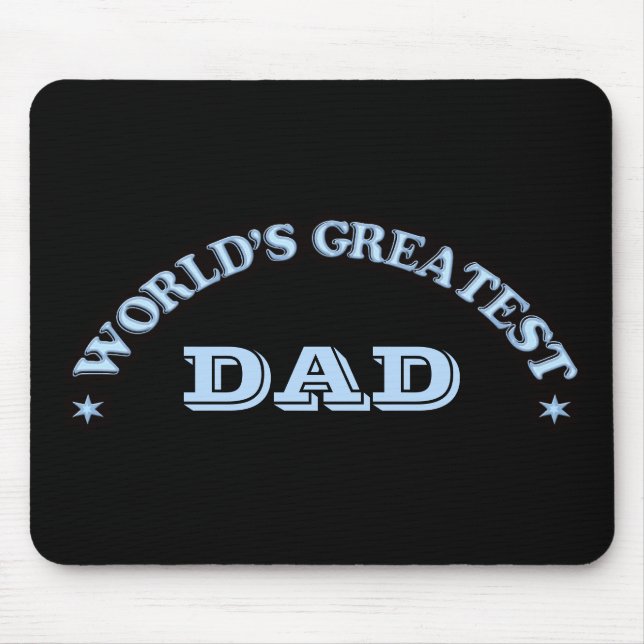 World's Greatest Dad Mouse Mat (Front)
