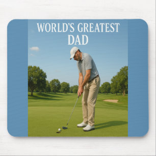 World's Greatest Dad – Putting Pro Mouse Mat