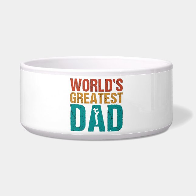 World's Greatest Dad Retro Grunge Design (Front)