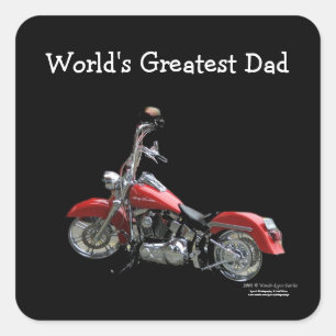 World's Greatest Dad - Square Sticker