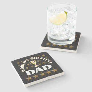 worlds-greatest-dad stone coaster