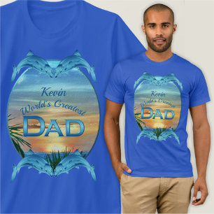 World's Greatest Dad Sunset 1557 T-Shirt
