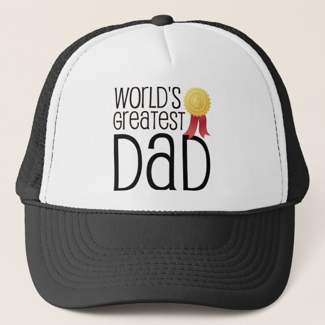 WORLDS GREATEST DAD TRUCKER HAT (Front)