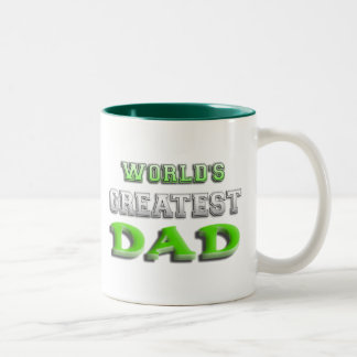 World's Greatest Dad Two-Tone Coffee Mug
