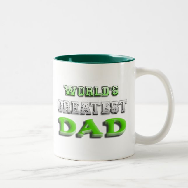 World's Greatest Dad Two-Tone Coffee Mug (Right)