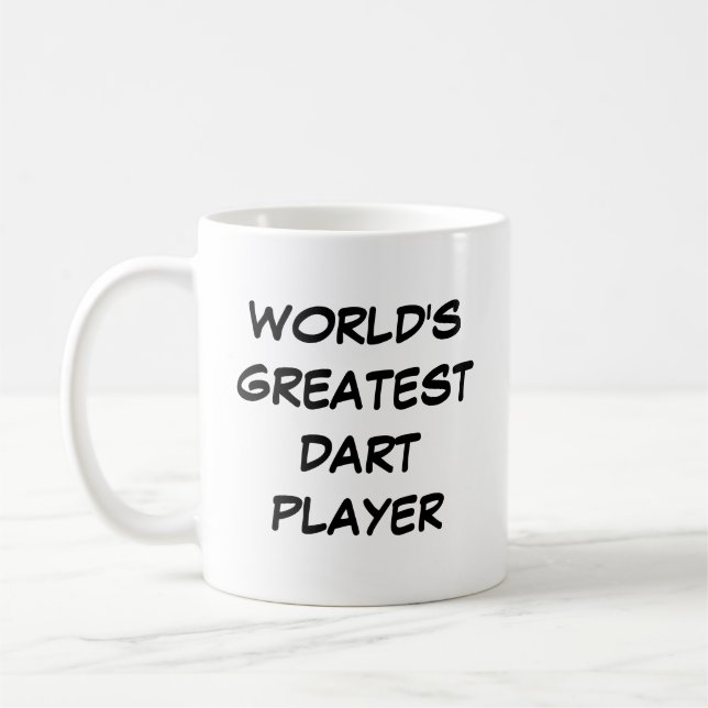 "World's Greatest Dart Player" Mug (Left)
