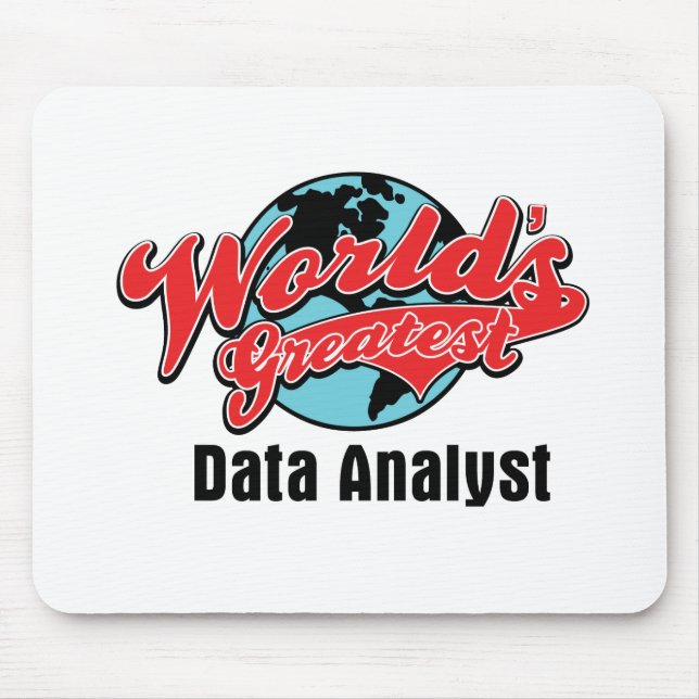 Worlds Greatest Data Analyst Mouse Mat (Front)