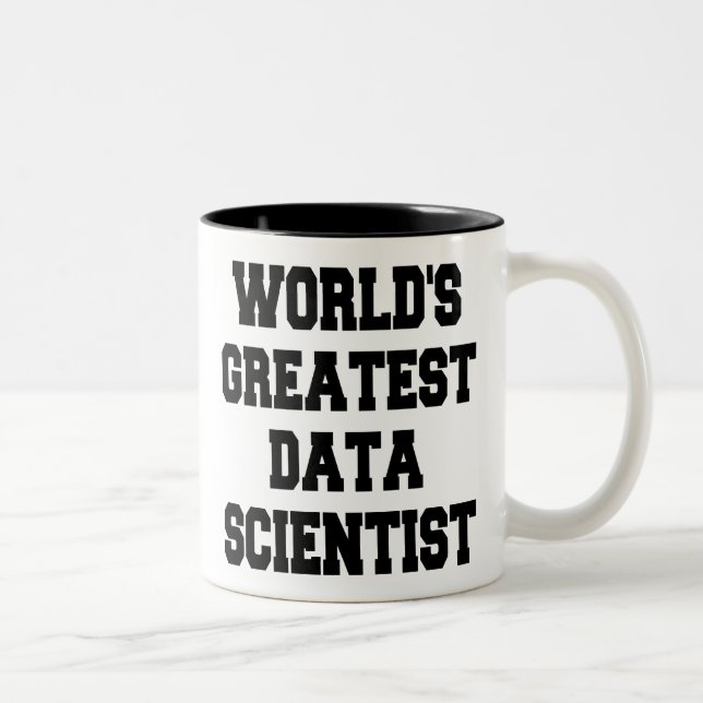 Worlds Greatest Data Scientist Two-Tone Coffee Mug (Right)