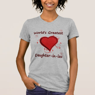 World's Greatest daughter-in-law T-Shirt