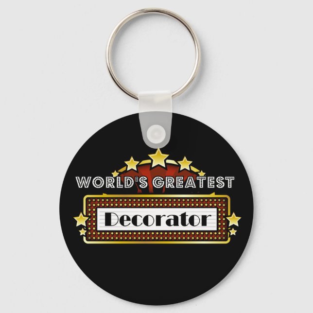 World's Greatest Decorator Key Ring (Front)