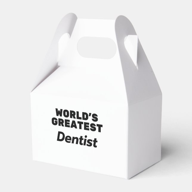 World's Greatest Dentist Favour Box (Front Side)