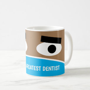 World's Greatest Dentist funny face mask Coffee Mug