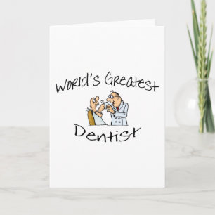 Worlds Greatest Dentist Open Wide Card
