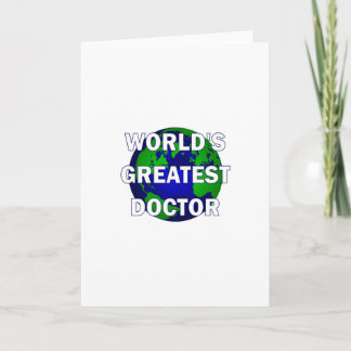 World's Greatest Doctor Card