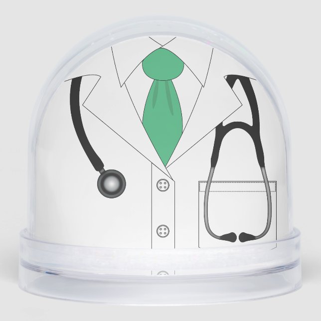 Worlds Greatest Doctor Fun Medical Snowglobe (Front)
