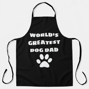 World's Greatest Dog Dad Custom Text Personalised Apron