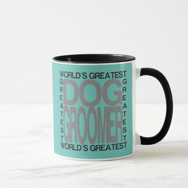 Worlds Greatest Dog Groomer Mug (Right)