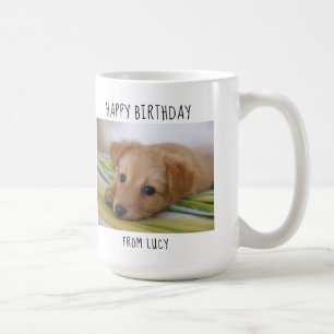 World's Greatest Dog Mum - custom Happy Birthday Coffee Mug