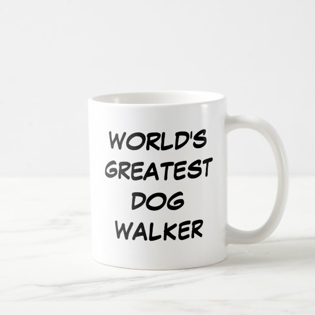"World's Greatest Dog Walker" Mug (Right)