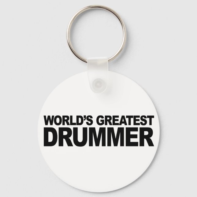 World's Greatest Drummer Key Ring (Front)