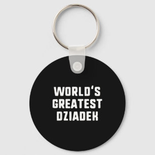World's Greatest Dziadek Funny Family Key Ring