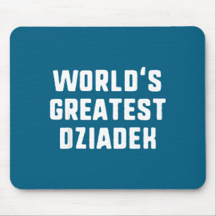 World's Greatest Dziadek Funny Family Mouse Mat