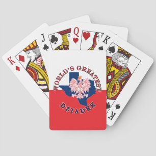 World's Greatest Dziadek Playing Cards