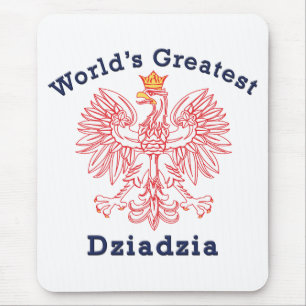 World's Greatest Dziadzia Eagle Mouse Mat