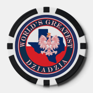 World's Greatest Dziadzia Poker Chips
