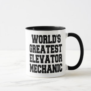 Worlds Greatest Elevator Mechanic Mug