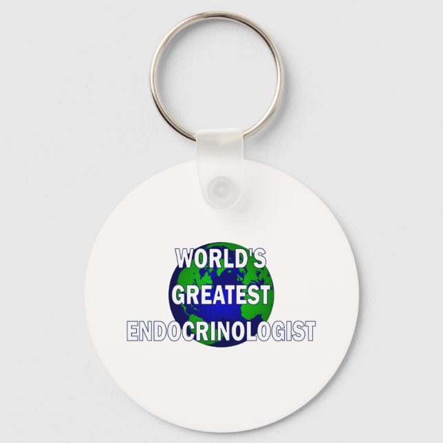 World's Greatest Endocrinologist Key Ring (Front)