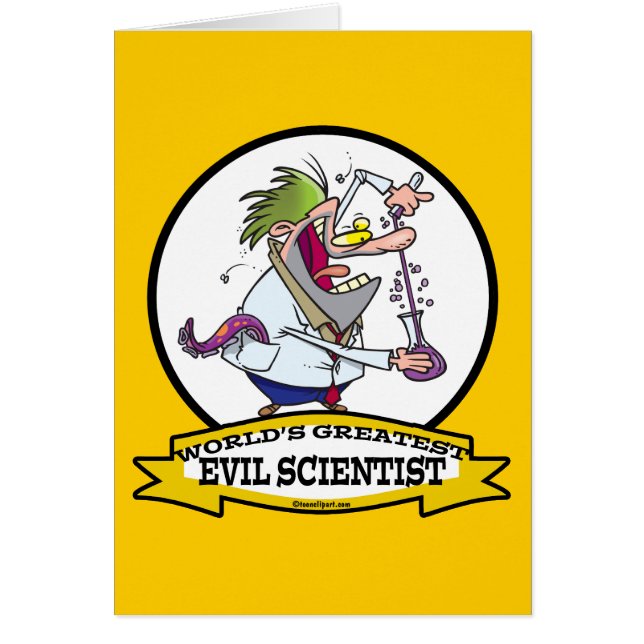 WORLDS GREATEST EVIL SCIENTIST MEN CARTOON (Front)