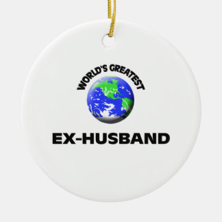 World's Greatest Ex-Husband Ceramic Tree Decoration