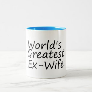 Worlds Greatest Ex-Wife Two-Tone Coffee Mug