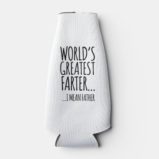 World's Greatest Farter Bottle Cooler (Front)