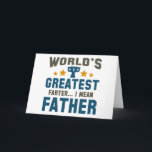 World's Greatest Farter Card<br><div class="desc">World's Greatest Farter I Mean Father</div>