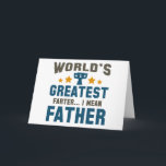 World's Greatest Farter Card<br><div class="desc">World's Greatest Farter I Mean Father</div>