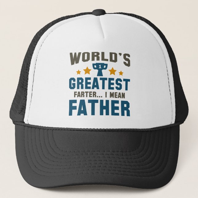 World's Greatest Farter Trucker Hat (Front)
