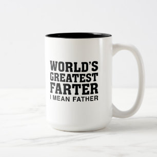 World's Greatest Farter Two-Tone Coffee Mug