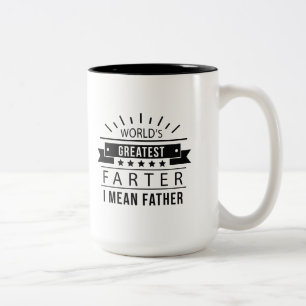 World's Greatest Farter Two-Tone Coffee Mug
