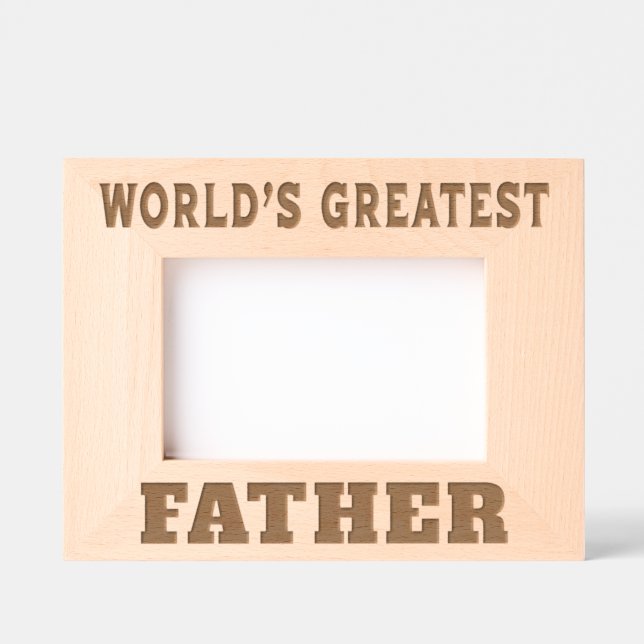 World's Greatest Father Etched Frames (Front)