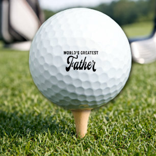 Worlds Greatest Father Golf Balls