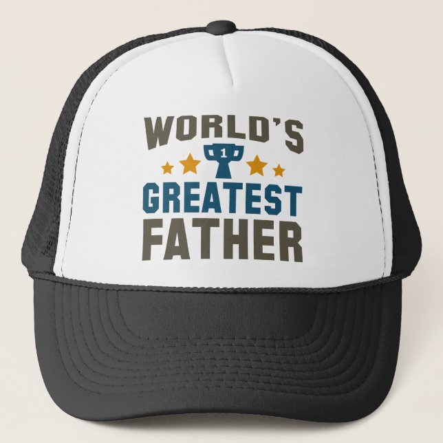 World's Greatest Father Trucker Hat (Front)