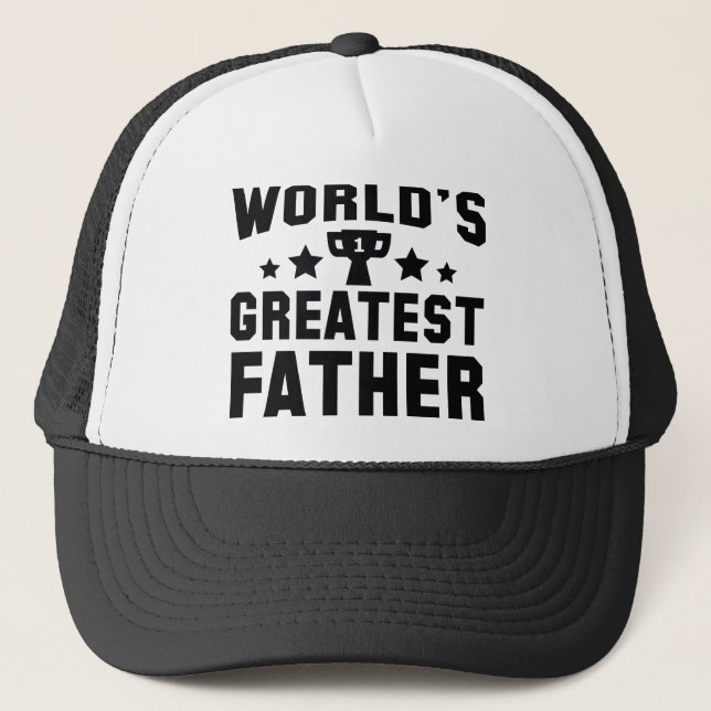 World's Greatest Father Trucker Hat (Front)