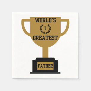 World's Greatest Father's Day 3 Ply Napkins
