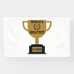 World's Greatest Father's Day 3x5 Vinyl Banner