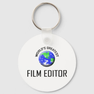 World's Greatest Film Editor Key Ring