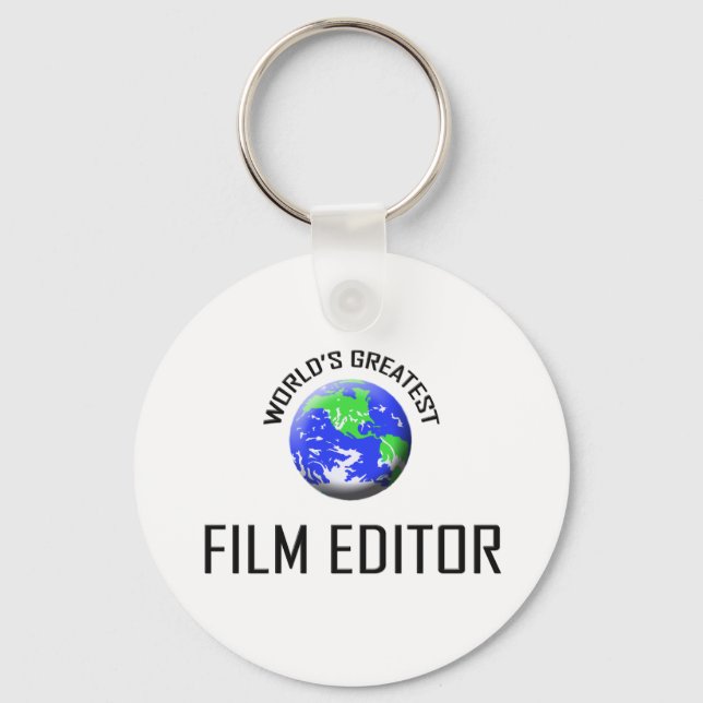 World's Greatest Film Editor Key Ring (Front)